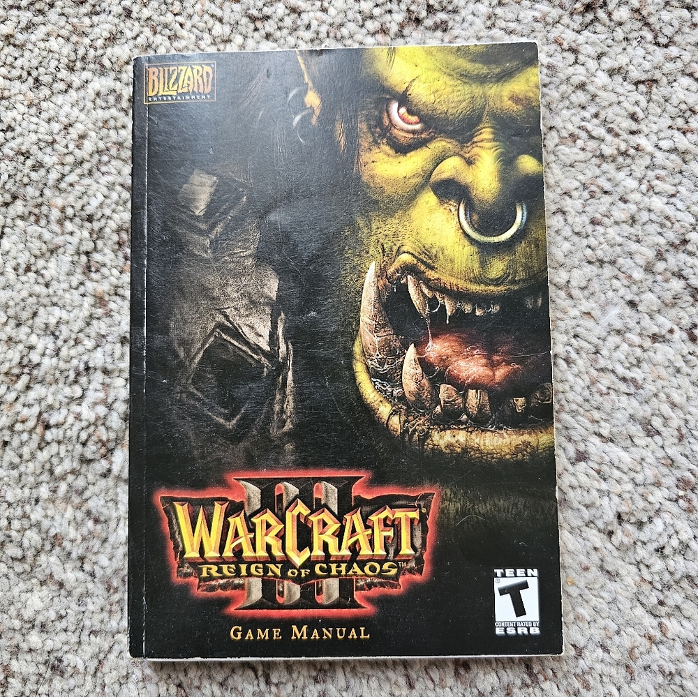 🦋 5 For $10 🦋 World Of Warcraft 3 Game Manual Paperback Book